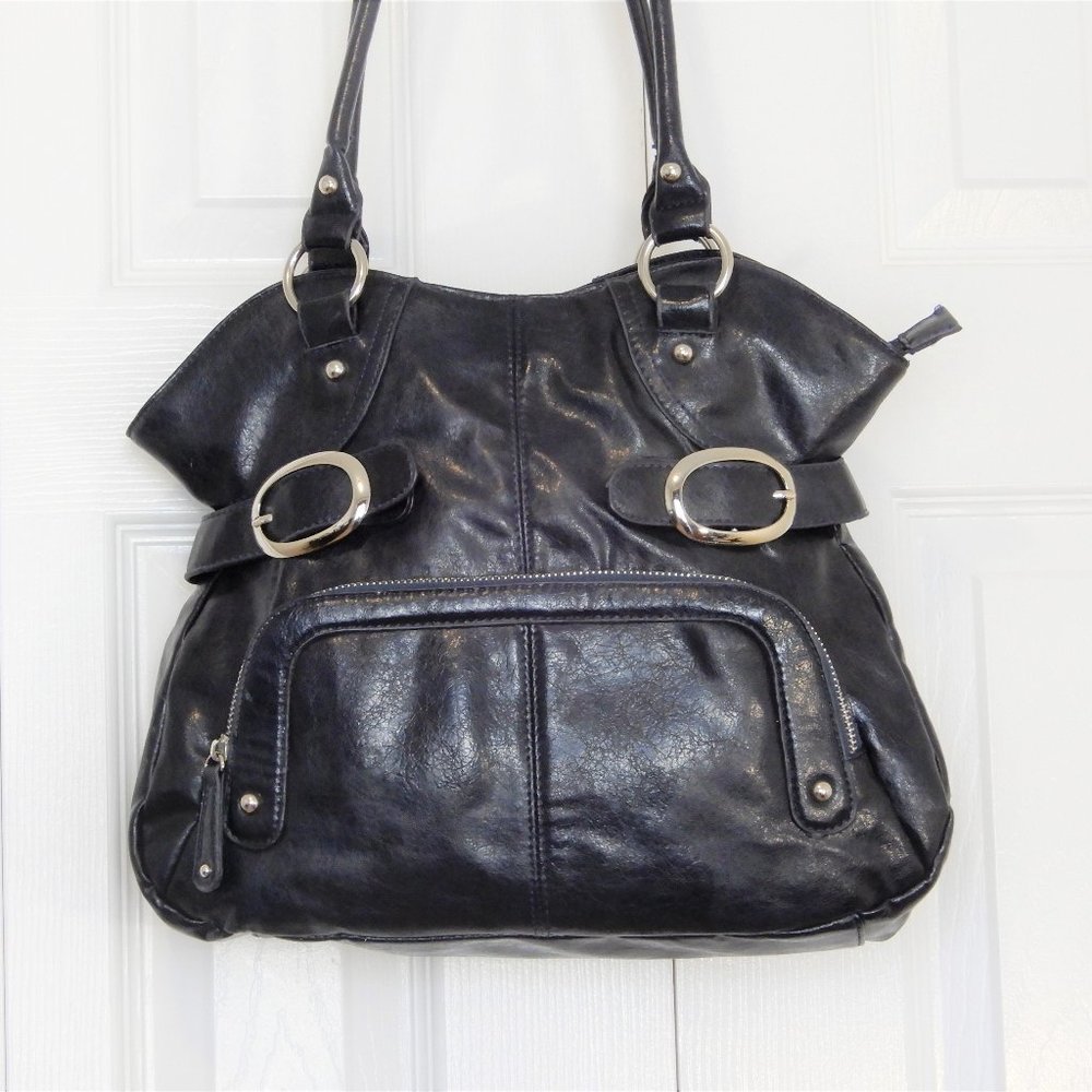 Jessica Dark Blue Handbag